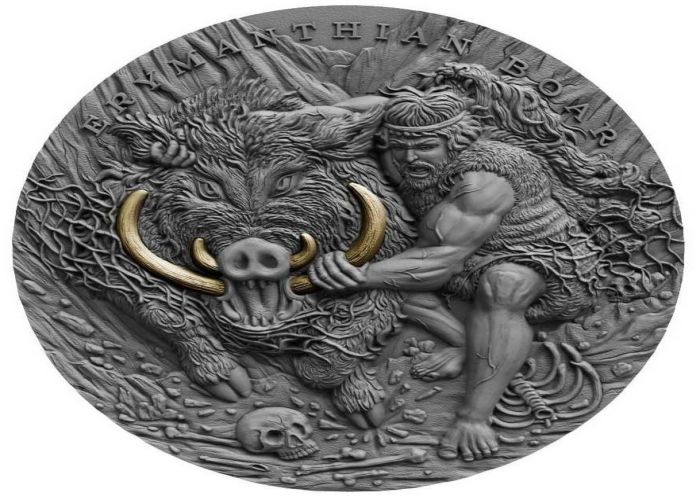  hercules erymanthian boar europeanmint