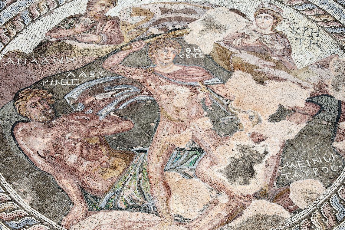 Theseus And The Minotaur Canva