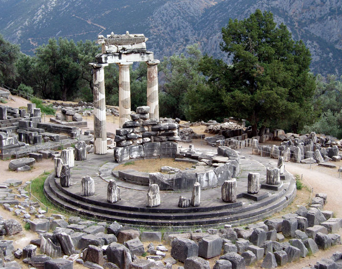 328 Delphi Temple Greece SH Todd Kreykes NEW!