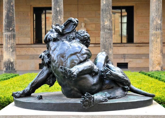 hercules defeating nemean lion Lucian Milasan shutterstock copy